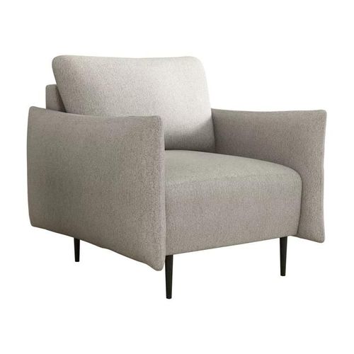Fauteuil Columbus 225, Brun Clair, Tapisserie, 85x90x98cm