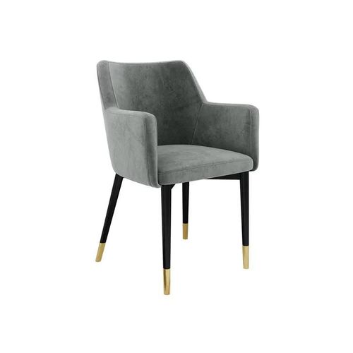Chaise Jackson 108, Tapisserie, Métallique, Bois, 83x57x50cm