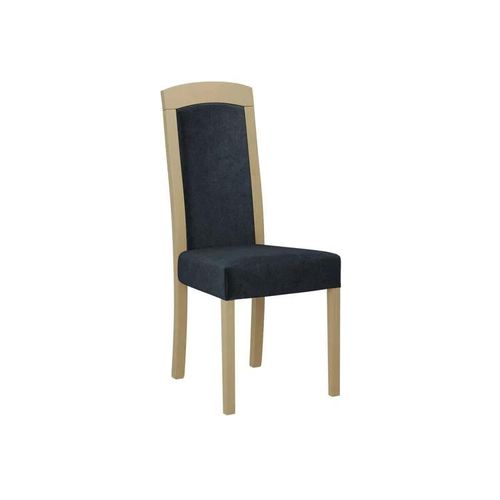Chaise Victorville 345, Tapisserie, En Bois, Bois, 96x45x52cm