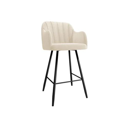 Chaise De Bar Comfivo 103, Tapisserie, Métallique, 105x42x56cm