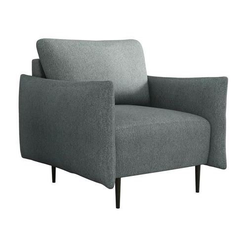 Fauteuil Columbus 225, Gris, Tapisserie, 85x90x98cm