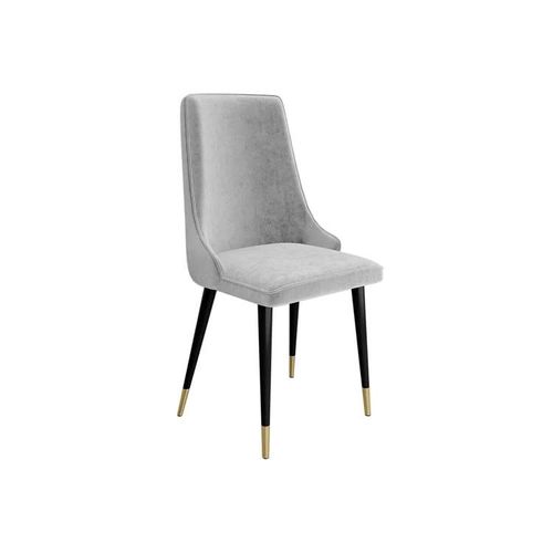 Chaise Jackson 106, Tapisserie, Métallique, Bois, 91x48x55cm