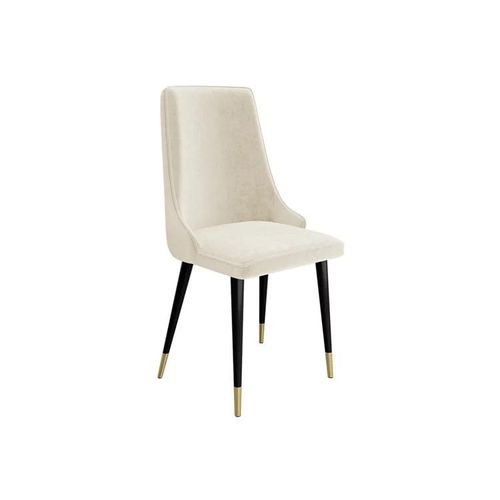 Chaise Jackson 106, Tapisserie, Métallique, Bois, 91x48x55cm