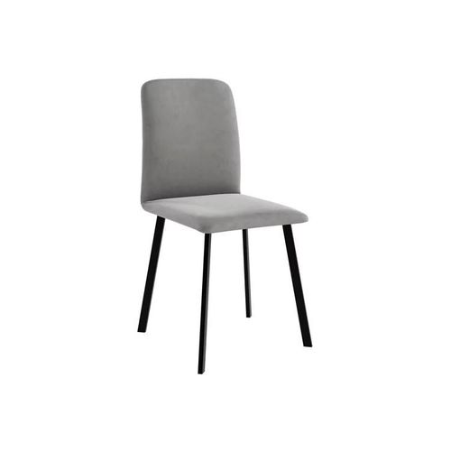 Chaise Edmond 115, Tapisserie, Métallique, 91x48x55cm