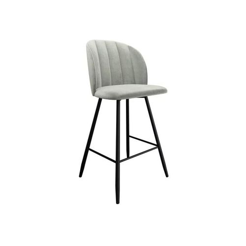 Chaise De Bar Comfivo 104, Tapisserie, Métallique, 107x43x56cm