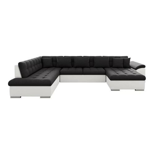 Canapé D'angle Comfivo 128, Gris, Fonction De Couchage, 348x205x76cm