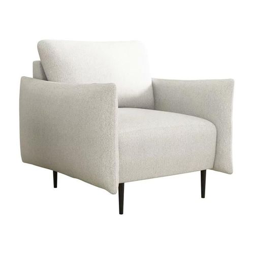 Fauteuil Columbus 225, Brun Clair, Tapisserie, 85x90x98cm