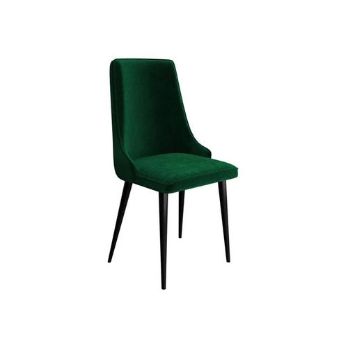 Chaise Jackson 106, Tapisserie, Métallique, Bois, 91x48x55cm