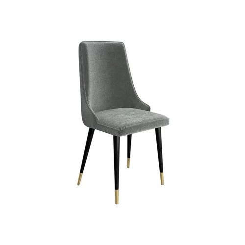 Chaise Jackson 106, Tapisserie, Métallique, Bois, 91x48x55cm