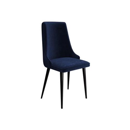 Chaise Jackson 106, Tapisserie, Métallique, Bois, 91x48x55cm
