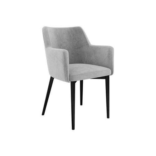 Chaise Jackson 108, Tapisserie, Métallique, Bois, 83x57x50cm