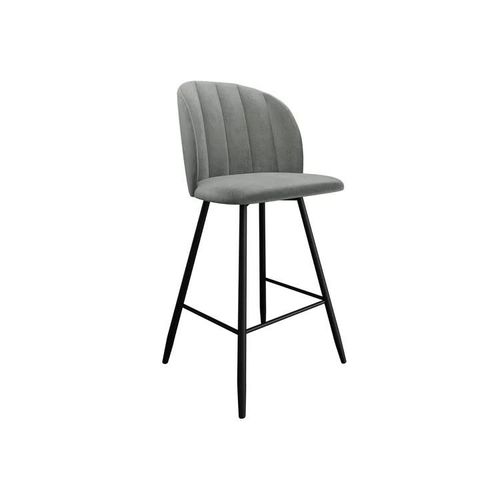 Chaise De Bar Comfivo 104, Tapisserie, Métallique, 107x43x56cm