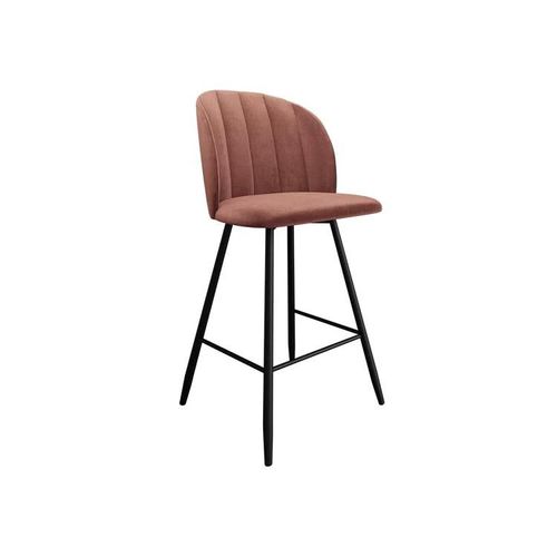 Chaise De Bar Comfivo 104, Tapisserie, Métallique, 107x43x56cm