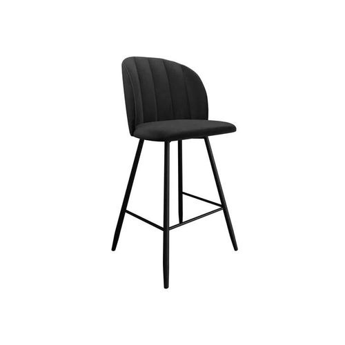 Chaise De Bar Comfivo 104, Tapisserie, Métallique, 107x43x56cm