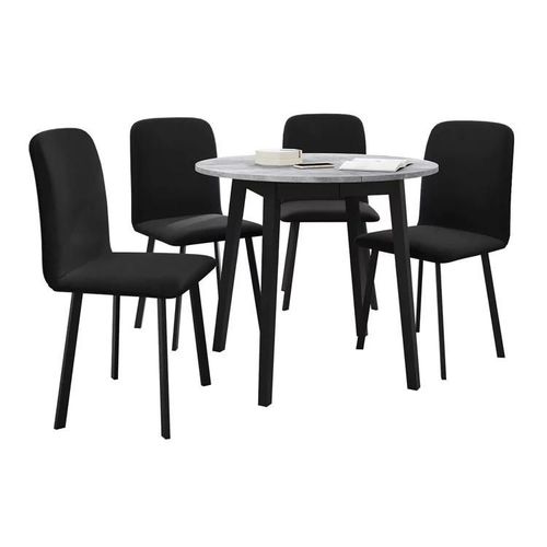 Salle À Manger Complète Edmond 119, Diamètre: 900, Nombre De Places: 4