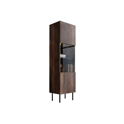 Étagère Venophu 105, Fermé, Stratifié, 187x51x42cm