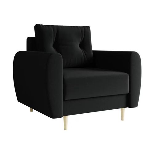 Fauteuil Memphis 144, Noir, Tapisserie, 95x104x82cm