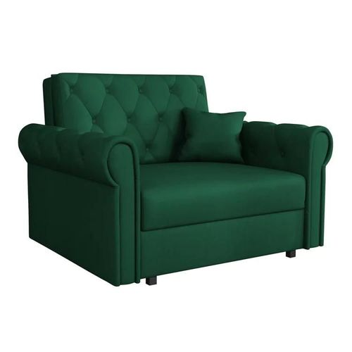 Fauteuil Columbus 200, Vert, Tapisserie, 85x116x98cm