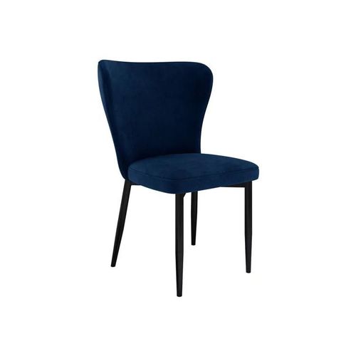 Chaise Jackson 105, Tapisserie, Métallique, Bois, 90x56x63cm