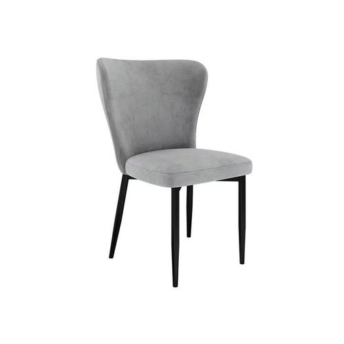 Chaise Jackson 105, Tapisserie, Métallique, Bois, 90x56x63cm