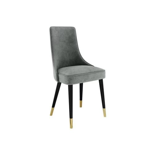 Chaise Jackson 107, Tapisserie, Métallique, Bois, 89x46x50cm