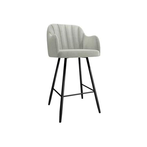 Chaise De Bar Comfivo 103, Tapisserie, Métallique, 105x42x56cm