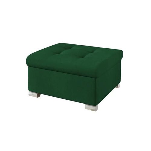 Pouf Comfivo 115, Vert, Tapisserie, 41x68x70cm