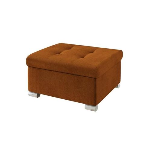 Pouf Comfivo 115, Rouge, Tapisserie, 41x68x70cm