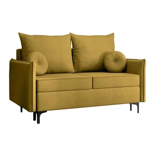 Canapé Convertible Clovis 110, Boîte De Literie, 101x145x96cm