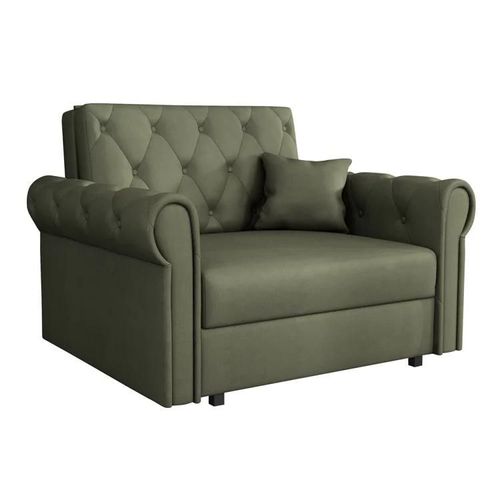 Fauteuil Columbus 200, Vert, Tapisserie, 85x116x98cm
