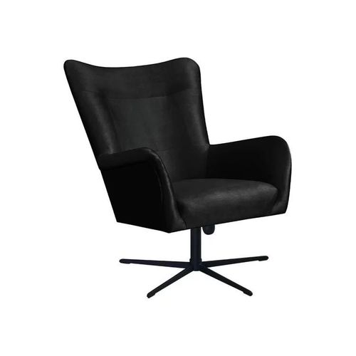 Fauteuil Marana 100, Noir, Tapisserie, 95x75x83cm