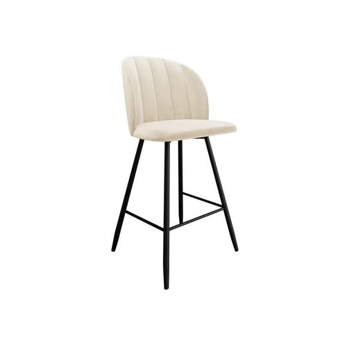 Chaise De Bar Comfivo 104, Tapisserie, Métallique, 107x43x56cm
