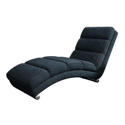 Chaise Longue Comfivo 172, Bleu, Boîte De Literie, 84x62x180cm