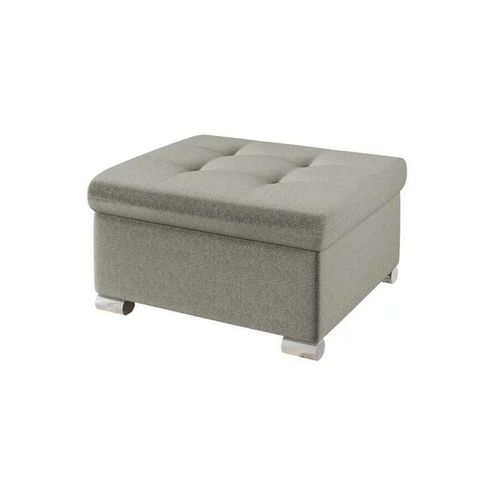 Pouf Comfivo 115, Brun Clair, Tapisserie, 41x68x70cm