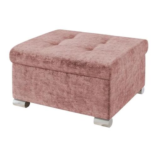 Pouf Comfivo 115, Rose, Tapisserie, 41x68x70cm
