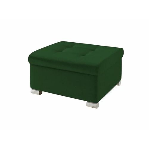 Pouf Comfivo 115, Vert, Tapisserie, 41x68x70cm