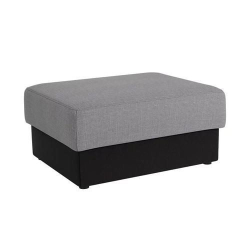 Pouf Providence 185, Gris, Tapisserie, 40x60x80cm