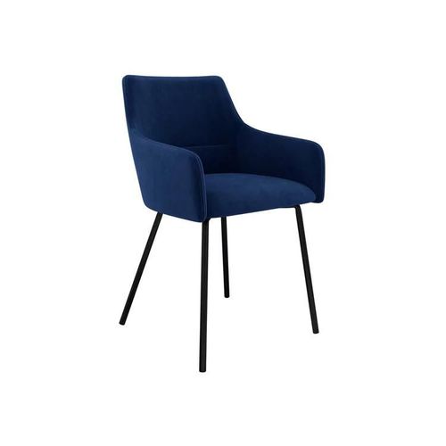 Chaise Jackson 109, Tapisserie, Métallique, Bois, 81x54x57cm