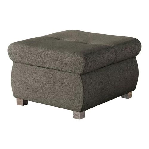 Pouf Comfivo 122, Marron, Tapisserie, 39x60x60cm