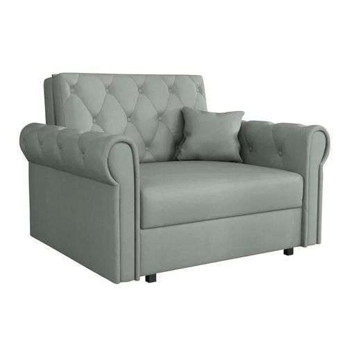 Fauteuil Columbus 200, Gris, Tapisserie, 85x116x98cm
