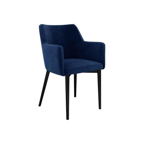 Chaise Jackson 108, Tapisserie, Métallique, Bois, 83x57x50cm