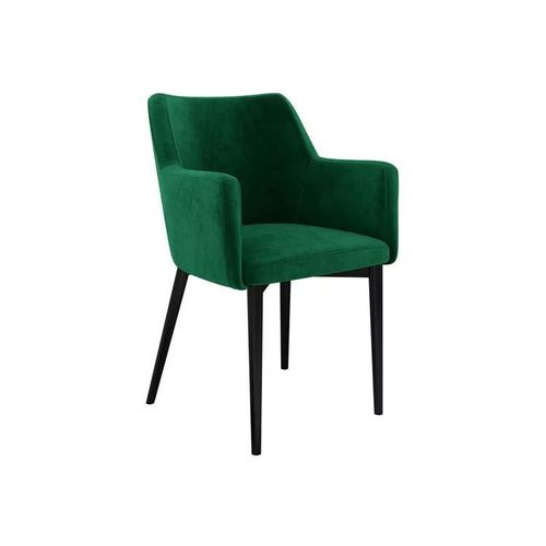 Chaise Jackson 108, Tapisserie, Métallique, Bois, 83x57x50cm