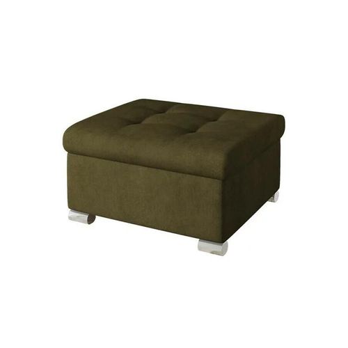 Pouf Comfivo 115, Vert, Tapisserie, 41x68x70cm