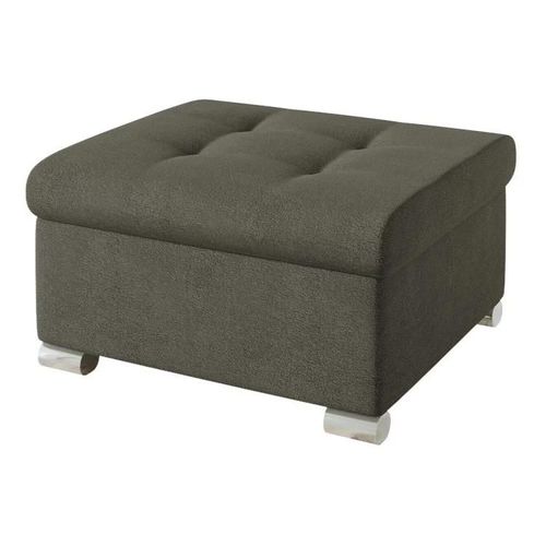 Pouf Comfivo 115, Marron, Tapisserie, 41x68x70cm