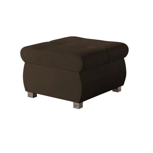 Pouf Comfivo 122, Marron, Tapisserie, 39x60x60cm