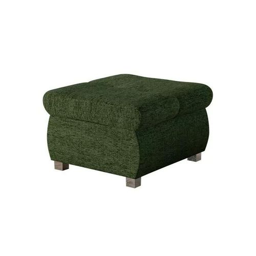 Pouf Comfivo 122, Vert, Tapisserie, 39x60x60cm