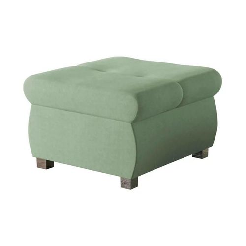 Pouf Comfivo 122, Vert, Tapisserie, 39x60x60cm