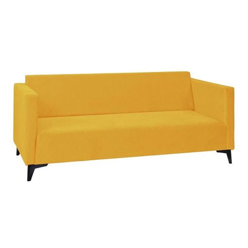 Canapé Virmore 100, Fonction De Couchage, Boîte De Literie, Jaune