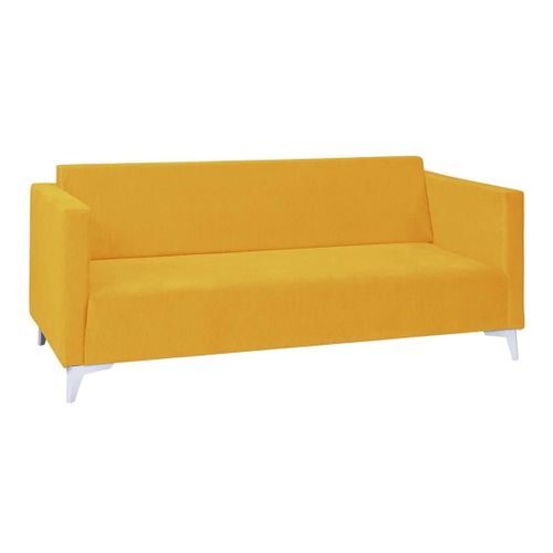 Canapé Virmore 100, Fonction De Couchage, Boîte De Literie, Jaune