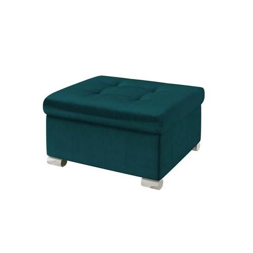Pouf Comfivo 115, Vert, Tapisserie, 41x68x70cm